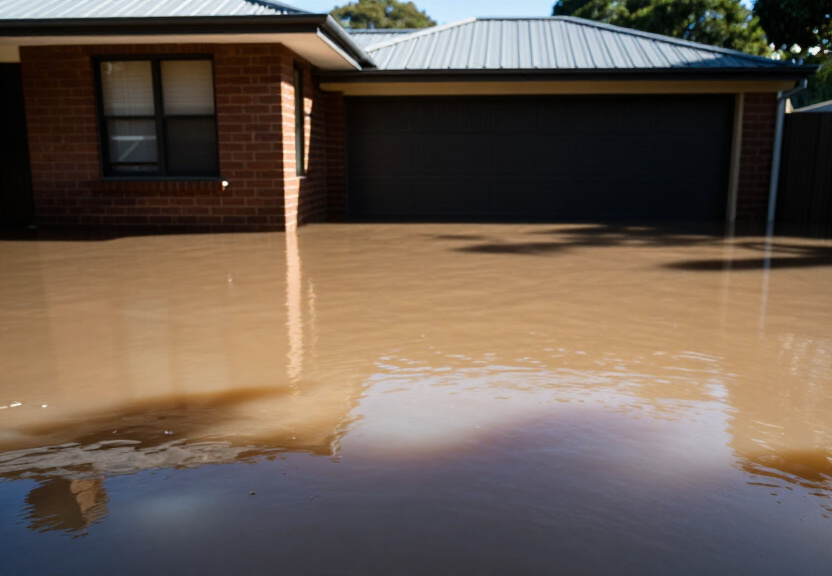 Before and After Flood Cleanup in Jannali